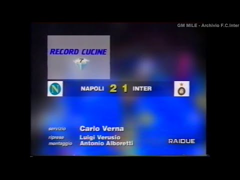 1995-96 (4^ - 24-09-1995) Napoli-INTER 2-1 [Imbriani,D.Fontolan,Buso] Servizio DomenicaSprint Rai2