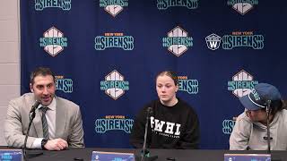 NY Sirens vs Victoire Postgame with Abby Roque, Sarah Fillier & Head Coach Greg Fargo