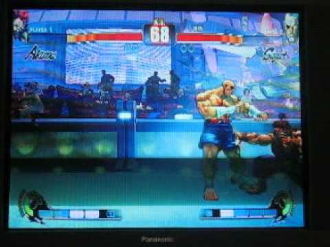 Lucky's SF4 6/6/08: Cajunstrike (Sagat) vs Frank the Tank (C.Viper/Akuma) -- Grand Finals pt. 1
