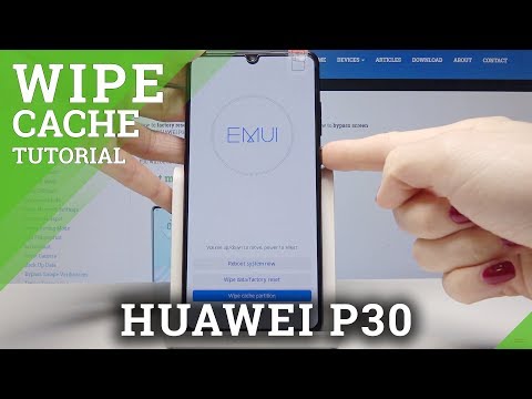Wipe Cache Partition in HUAWEI P30 - Delete Temporary Cache Files