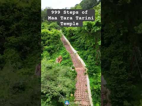 999 steps of Maa Tara Tarini Temple Drone view  #shorts #taratarini #berhampur #dji #ganjam #odisha
