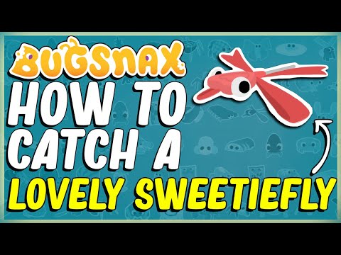 WHERE TO FIND AND HOW TO CATCH A LOVELY SWEETIEFLY IN BUGSNAX - SIMMERING SPRINGS - BUGAPEDIA