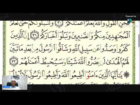 Daily Quran Recitation (Muhammad: 20-38)