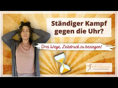 🦋 Why time pressure is particularly stressful for highly sensitive people – 3 effective methods f...