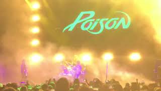 Poison live at five point 5/18/18 Opening song look what the cat drag in