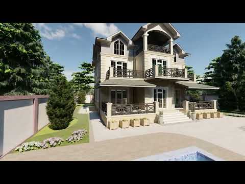 3D vizualizasiya videosunun ilk kadrı