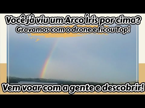 Você já viu um Arco-íris visto por cima com um drone? #pousadas