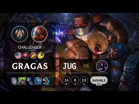 Gragas Jungle vs Elise - NA Challenger Patch 10.11