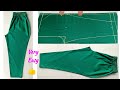 Very Easy Pant Trouser Cutting And Stitching Step By Step Pant Cutting And Stitching Pant Cuttin