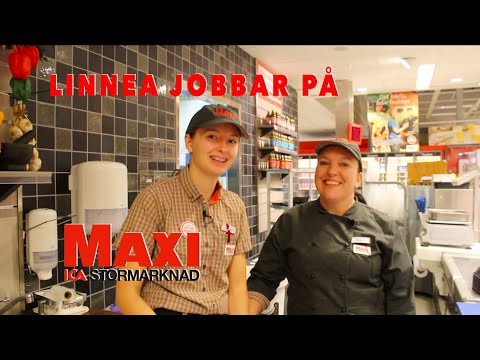 Linnea testar att jobba på ICA MAXI! Avsnitt 2