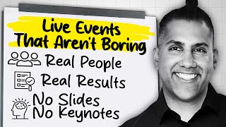 Host a Budget-Friendly, Live Event That Wows Your Guests — Any Size Audience! | Sahil Patel