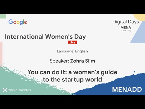 [English] You can do it: a woman's guide to the startup world (Zohra Slim)