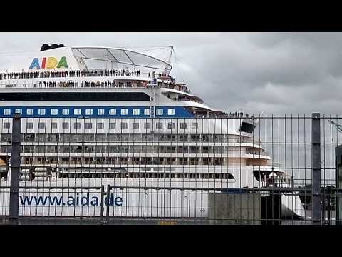 AIDA luna, 25.06.2017. Auslaufen aus dem Kieler Hafen