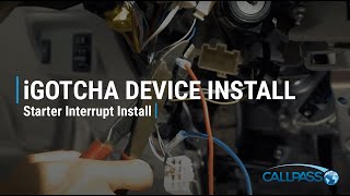iGotcha Quick Device - Starter Interrupt Install Video