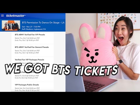 buying BTS concert tickets 2021 *so difficult* | vlog