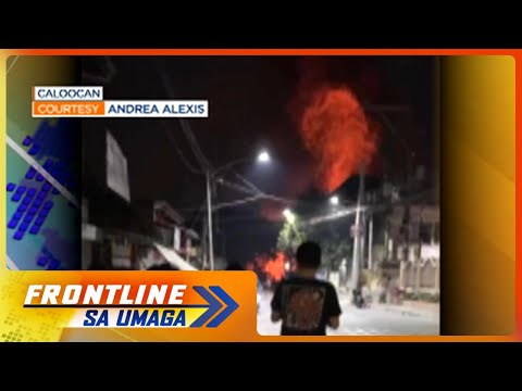 Tindahan ng LPG sa Caloocan, nasunog; empleyado, patay I Frontline Sa Umaga