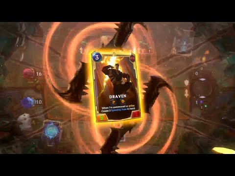 Legends of Runeterra - Draven level up animation All voice clips