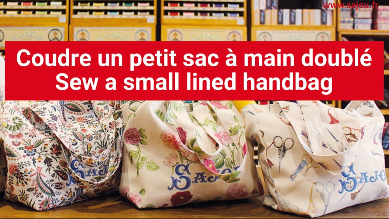 Watch the video for making the tote bag on YouTube