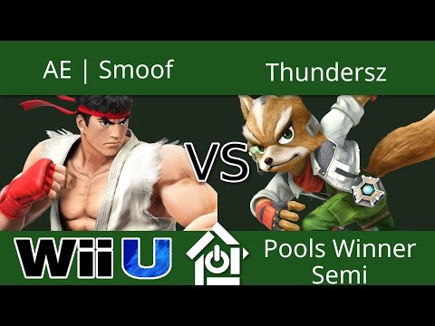 Down to Smash @UAB - AE | Smoof (Ryu) vs Thundersz (Fox) - Smash 4 Pools Winner Semi