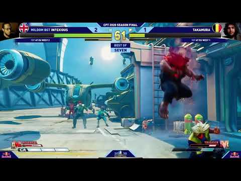 Takamura Akuma vs  Infexious Zeku   Capcom Pro Tour 2020 Season Final   Day 2   YouTube   Google Chr