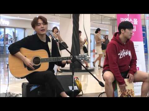 잔나비(JANNABI)_160409_고백(Cover)-뜨거운감자 @코엑스(버스킹)