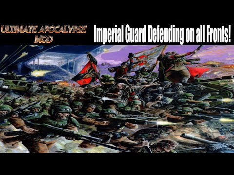 Dawn of War Soulstorm - Imperial Guard Defending on all Fronts! - Ultimate Apocalypse Mod Gameplay
