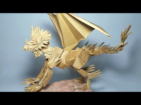 Elder Dragon "HEAD" (Tutorial) Part 1/6 Origami Dragon Tutorial