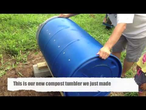 How To Make A Compost Tumbler