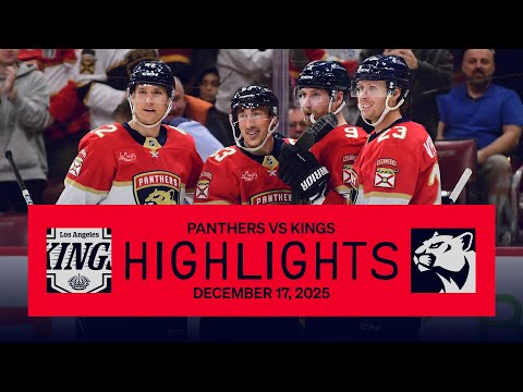 Panthers vs Kings Highlights | 12.17.25