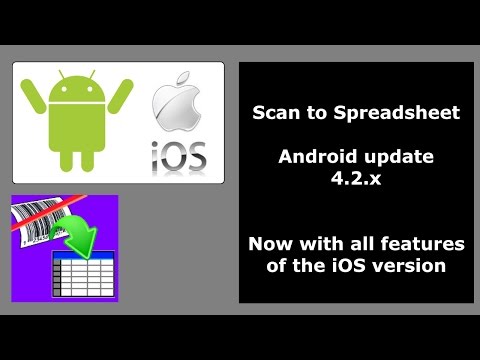 Scan to Spreadsheet Video