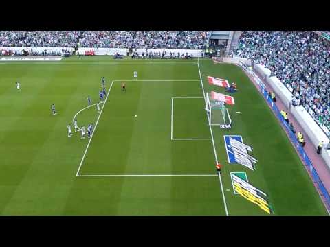 Gol 19 de Rubén Castro en Liga. Betis - Getafe