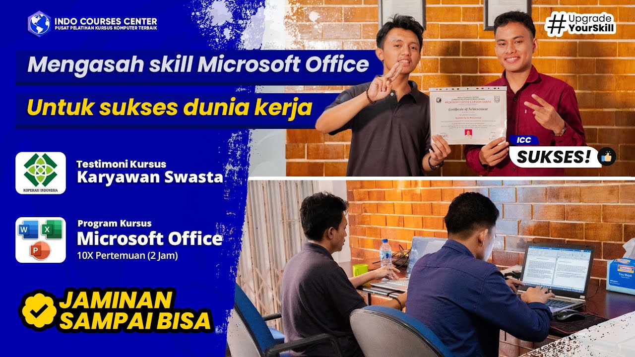 Kursus Microsoft Office Bersertifikat di Jakarta Barat