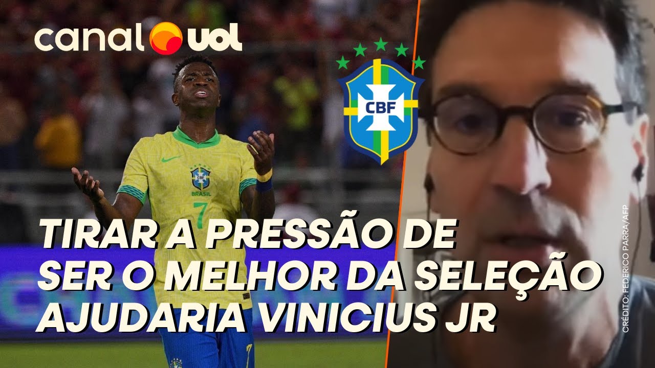 VINI JR NUNCA CARREGOU O REAL MADRID E NÃO ESPERO ISSO DELE NA SELEÇÃO BRASILEIRA, DIZ ARNALDO