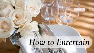 4 Tips to Entertain Guests at Home | GodlyFem