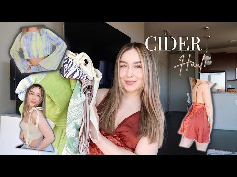 CIDER try on haul! | 2022