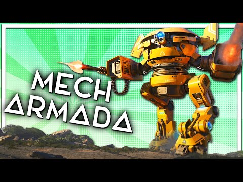 Mech Armada - Build WAR MECH SQUADS & Survive a Kaiju Post Apocalypse