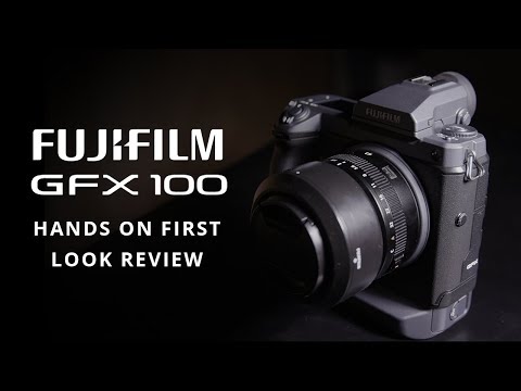 Fujifilm GFX 100 Hands On First Look Review | 102 Megapixel Medium Format Mirrorless Camera!
