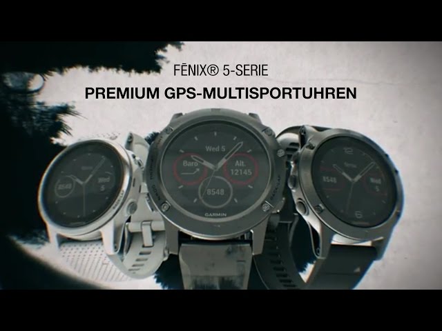 Vidéo teaser pour fēnix® 5-Serie - GPS-Multisport-Smartwatches der Superlative