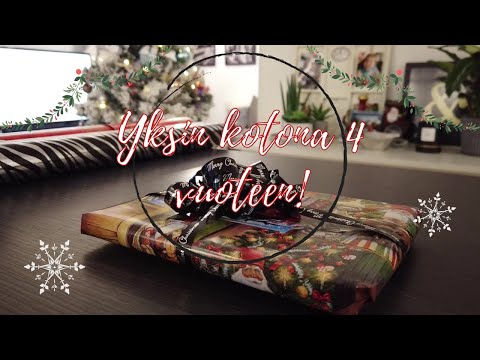 Yksin kotona 4 vuoteen! / Lahjojen paketointia / Hedelmäsalaatti