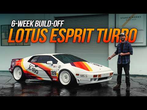 We built this Lotus Esprit in 6 weeks to win $100,000! // RADWOOD Build-Off