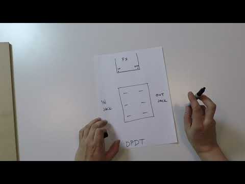 True Bypass with DPDT switch - Custom Boards pedalboard builder's guide (2018)