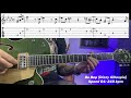 Bebop (Dizzy Gillespie) - Guitar Lesson Tab Slow to Fast Tutorial Real Jazz Be Bop Backing Track