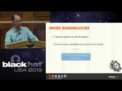 Black Hat USA 2013 - SSL, gone in 30 seconds - a BREACH beyond CRIME