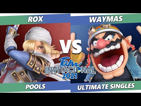Tam Invitational 2021 - Rox (Sheik) Vs. Waymas (Wario) SSBU Ultimate Tournament