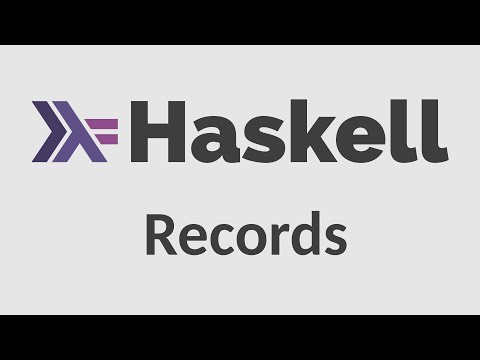 Haskell for Imperative Programmers #12 - Records