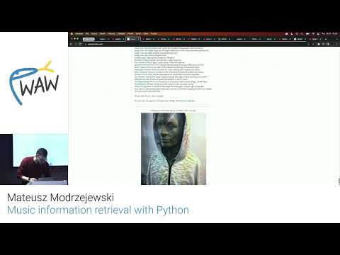 PyWaw #102 - Music information retrieval with Python