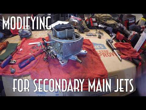 Holley carburetor metering block & jets upgrade for more adjustability | #FamilyBurnoutWagon EP18