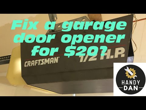 How to repair your Liftmaster, Sears, Craftsman & Chamberlain garage door opener for just $20!