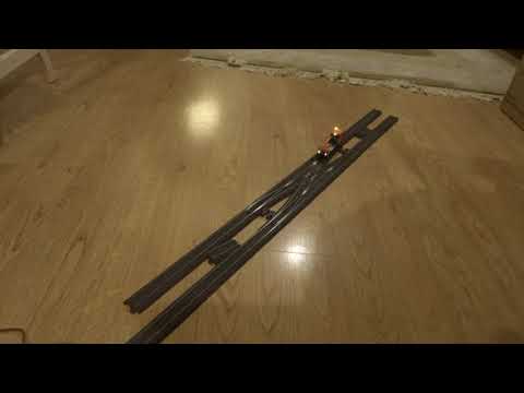 C Gleis Hosenträger mit Gleisabstand 64,3mm Probefahrt