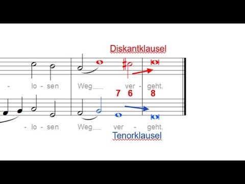 Zweistimmiger Kontrapunkt: Kadenzen (1) - Einführung
